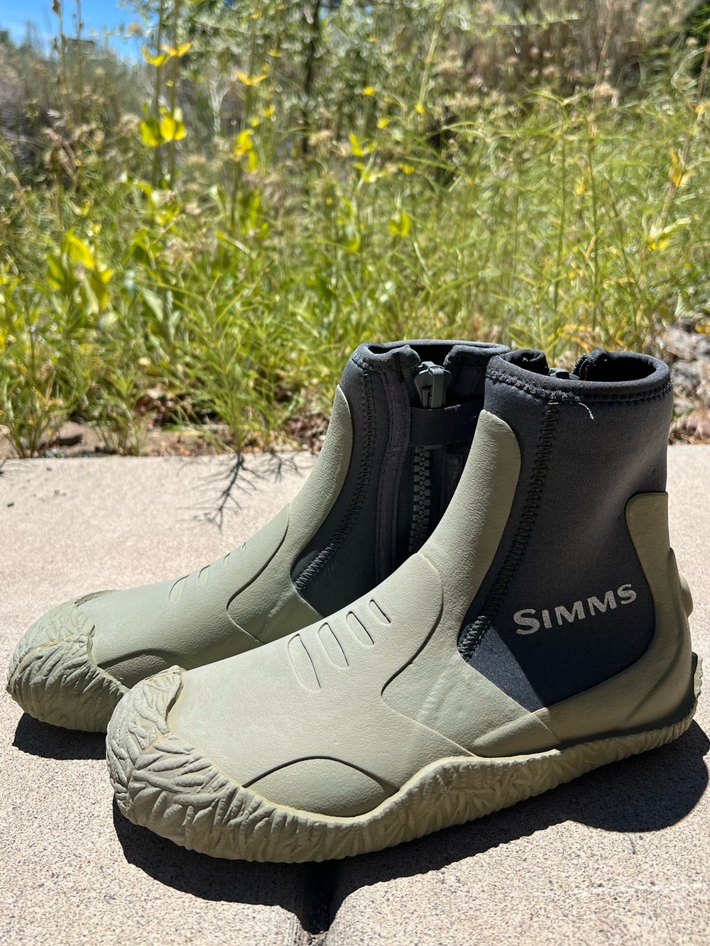 Men's Simms Zipit Fly Fishing Wading Boots